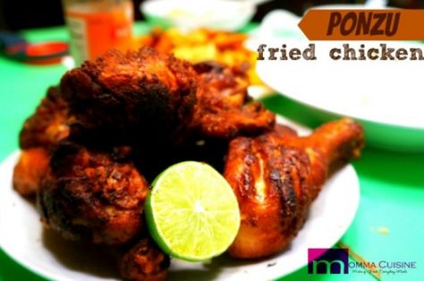 Ponzu Fried Chicken - Recipes Recipes Using Chicken, Sweet Chili Dipping Sauce, Recipe Using Chicken, Chicken Breast Recipes Baked, Fried Chicken Recipe, Filipino Culture, Like Chicken, Chicken Meals, Fried Chicken Recipes