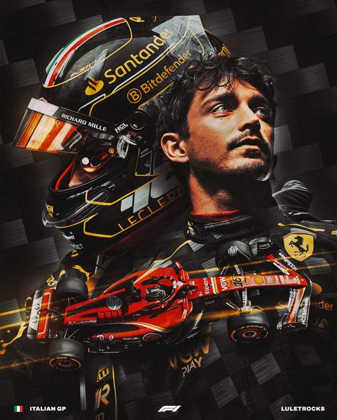 Charles Leclerc Monza, Charles Leclerc Poster, F1 Racing Poster, F1 Poster Design, Charles Leclerc Ferrari, Formula 1 Iphone Wallpaper, Leclerc Ferrari, F1 Motor, F1 Art