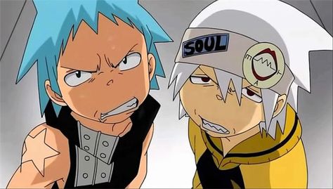 Top 11 Best Bromances in Anime World Black Star And Soul, Soul Eater Black Star, Black Star Soul Eater, Soul Eater Evans, Soul Eater Manga, Soul And Maka, Anime Soul, Soul Eater, Anime Tattoos