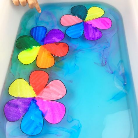 Amaze your kiddos with this play-based learning activity! Free printable to make your own blooming puddle paper flowers that really bloom in water. Blooming Paper Flowers In Water, Acorns Crafts, Play Based Learning Activities, Diy Money, Spring Activities, Flower Printable, Paper Flowers Diy, Preschool Art, Summer Crafts