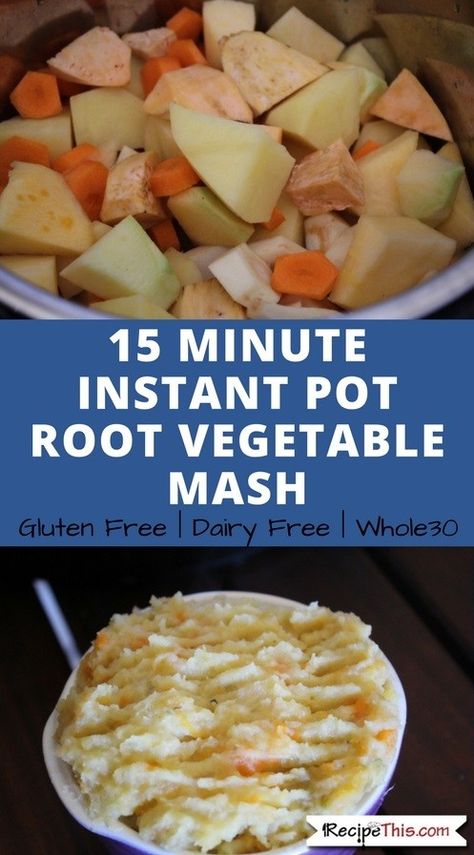 Instant Pot Root Vegetable Mash in the instant pot pressure cooker. #instantpotmash #instantpotrootmash #rootmash Vegetable Mash, Winter Root Vegetables, Gerd Recipes, Root Vegetables Recipes, Veggie Bites, Mash Recipe, Root Veggies, Root Vegetable, Delicious Magazine