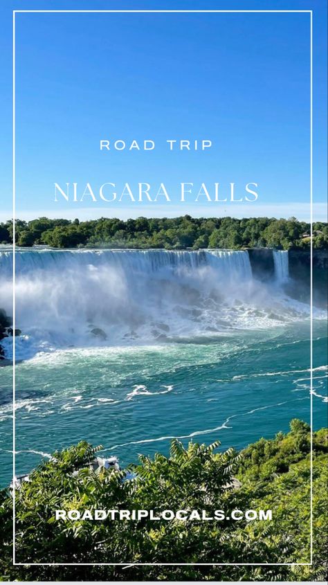 You can visit either the American side or the Canadian side of Niagara Falls. We’re sharing this itinerary from the Canadian side. The Canadian side is where you’ll find the best view of the most popular waterfall at Niagara Falls: Horseshoe Falls. Niagara Falls Road Trip, Niagara Falls American Side, Ontario Road Trip, Visiting Niagara Falls, Fall Road Trip, Bridal Veil Falls, Ice Wine, Winery Tours, Canada Road Trip