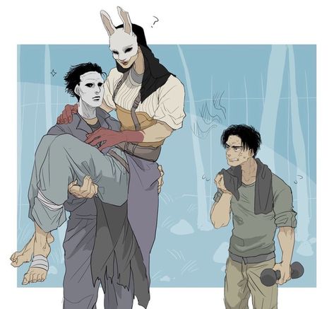 Dead by Daylight [18+] Huntress Dbd Art, Huntress X Jake, Anna The Huntress, Huntress Dbd, Jake Park, The Huntress, Scary Games, Dead By Daylight, Funny Horror