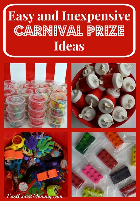 These are awesome ideas for Carnival Prizes! Fantastic for a birthday party or a carnival fundraiser. Carnival Party Games, Backyard Carnival, Fall Festival Games, Carnival Booths, Prize Ideas, Fall Carnival, Diy Carnival, Festival Games, Spring Carnival