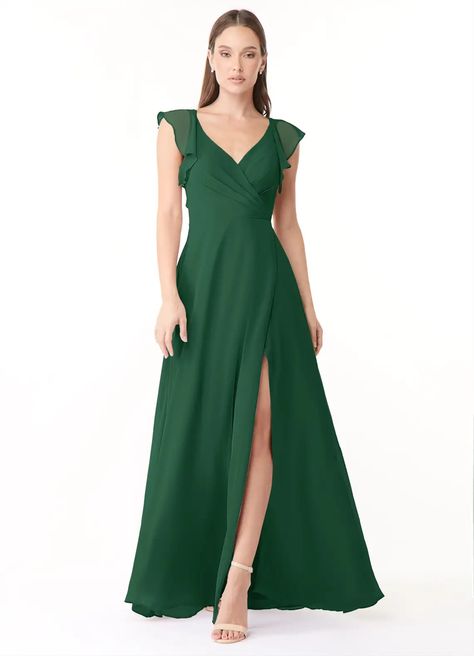 Dark Green Azazie Yoko Bridesmaid Dresses | Azazie Dark Green Bridesmaid, Green Bridesmaid Dress, Dark Green Bridesmaid Dress, Bridesmaid Dresses Azazie, Green Bridesmaid, Formal Outfits, Formal Outfit, Color Style, Bridesmaid Dress