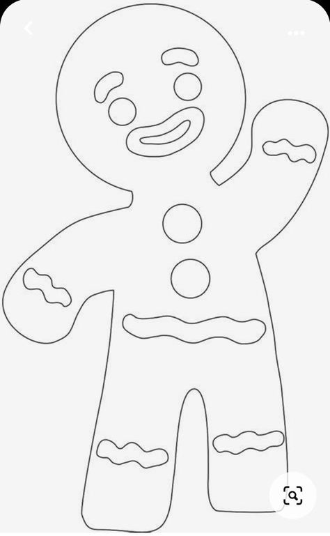 Gingerbread Drawing Ideas, Petit Biscuit Shrek, Christmas Trafarets, How To Draw A Gingerbread Man, Ginger Bread Man Ideas Creative, Gingerbread Silhouette, Christmas Pinata Diy, Gingerbread Shrek, Christmas Diy Activities