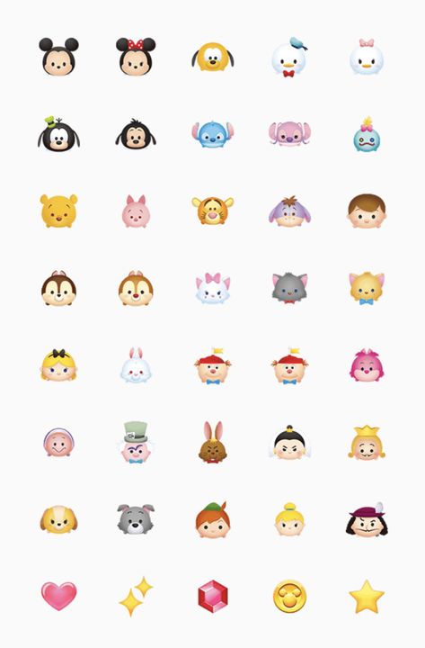 Tsum Tsum Wallpaper, Emoji Set, Disney Cute, Paper Cute, Disney Emoji Blitz, Bullet Journal Banner, Shrink Art, Disney Emoji, Art Sketches Doodles