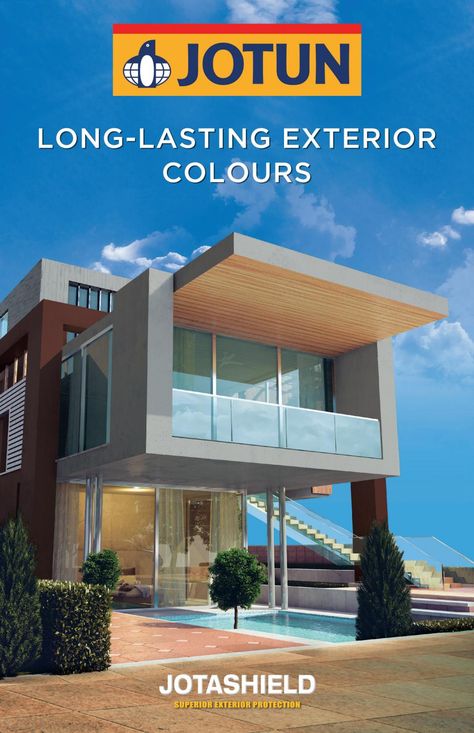 JotaShield 120 Exterior Colour Collection Malaysia Jotun Paint, Exterior Paint Colors For House, Roller Set, Residential House, House Paint Exterior, Exterior Paint Colors, Protecting Your Home, Exterior House Colors, Paint Colors For Home