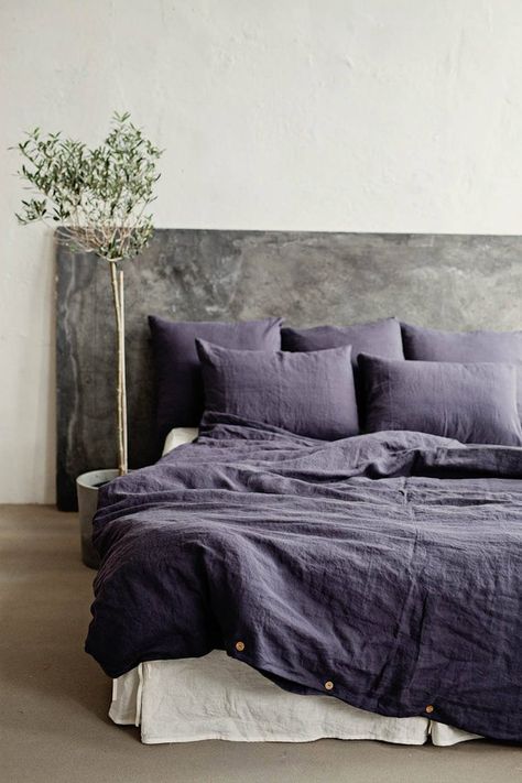 Best Linen Duvet Covers - Decoholic Purple Bedding Sets, Black Bed Linen, Purple Bedding, Cheap Bedding Sets, Grey Linen Bedding, Bed Linen Design, Cheap Bedding, Luxury Duvet Covers, Linen Duvet Cover