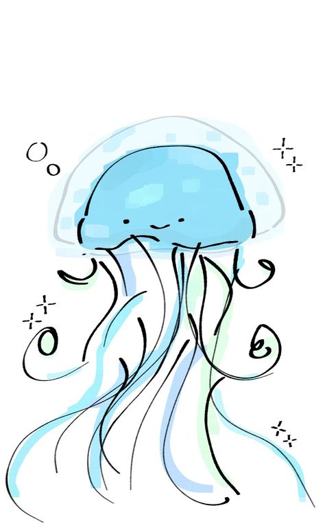 jellyfish drawing one of many. Seabunny Drawings, Jellyfish Outline, Jellyfish Drawing, Cartoon Character Design, Wallpaper Ideas, Cartoon Character, Jellyfish, Cartoon Drawings, Character Design Inspiration