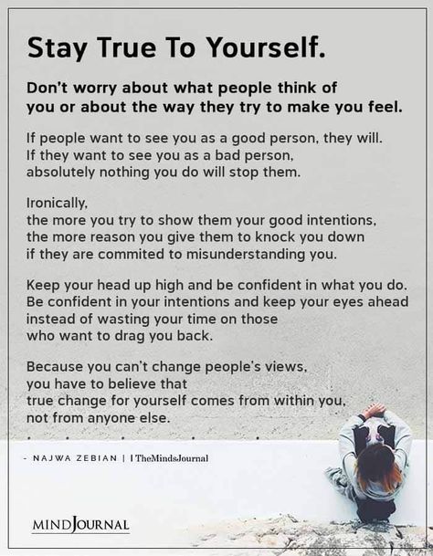 Stay True To Yourself. Don't worry about what people think of you or about the way they try to make you feel. If people want to see you as a good person Trying To Be A Good Person, People See What They Want To See, People Misunderstanding You, Committed To Misunderstanding You, Good Intentions Quotes Life Lessons, Najwa Zebian Quotes, Intentions Quotes, Good Intentions Quotes, Impact Quotes