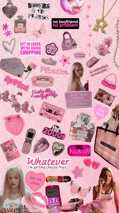 Mean Girls Photobooth, Mean Girl Wallpaper, 21st Party Themes, 36 Birthday, Ongles Gel French, Y2k Stickers, Lilly Pulitzer Outfits, Rose Gold Wallpaper, Chicano Drawings