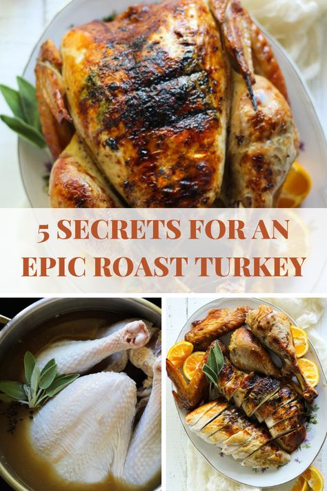 5 Secrets to an epic roast turkey thanksgiving recipe Oven Roasted Turkey Breast, Perfect Roast Turkey, Themed Recipes, Roast Turkey Recipes, Oven Roasted Turkey, Turkey Breast Recipe, Roast Turkey Breast, Roast Turkey, Turkey Gravy