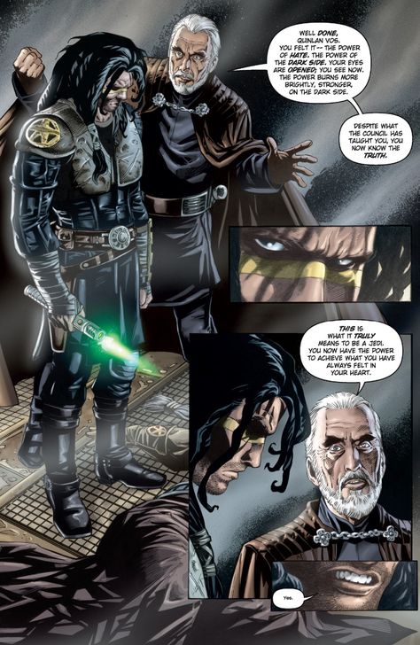 Quinlan Vos, Jedi Art, Count Dooku, Star Wars Novels, Star Wars Sith, Star Wars Empire, Star Wars Comics, Star Wars Artwork, Star Wars Images