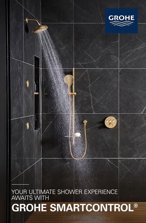 GROHE SmartControl® in 2022 | Minimalist showers, Grohe, Shower systems Grohe Shower, Minimalist Showers, Small Bathroom Ideas On A Budget, Bathroom Remodel Shower, Shower Rod, Bathroom Collections, Bathroom Inspo, Mens Home, Luxury Homes Dream Houses