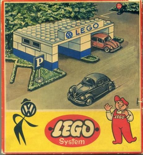 Vintage Lego VW Dealership. Brand Posters, Lego Auto, Lego Poster, Vw Art, Toy Garage, Vintage Lego, Lego System, Vintage Volkswagen, Vw Vintage