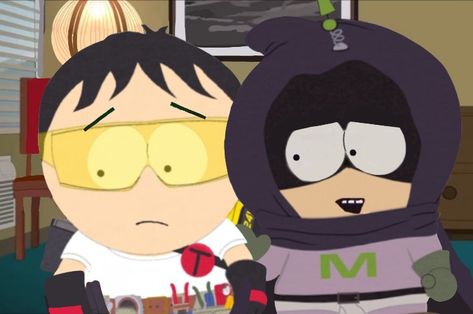 Toolshed X Mysterion, South Park Stenny, Mysterion X Toolshed, Stenny Sp, Stenny South Park, Scott Pilgrim Comic, Jesse Rutherford, South Park Characters, Best Hero