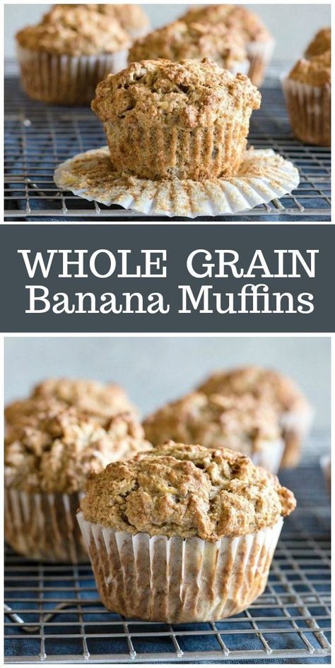 Smartpoints Recipes, Date Muffins, Banana Muffins Recipe, Whole Grain Foods, Banana Oat Muffins, Banana Muffin Recipe, Oat Muffins, Healthy Muffin Recipes, Banana Oats