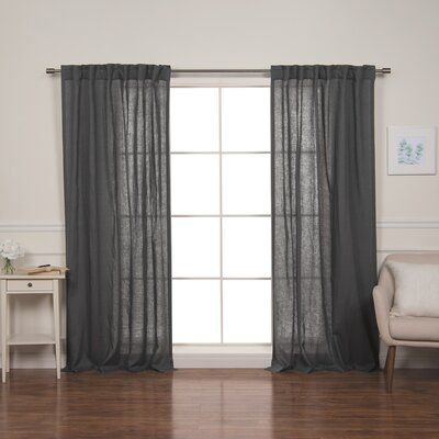 Dark Elegant Home Decor, Shear Curtains, Dark Grey Curtains, Sheer Linen Curtains, Elegant Texture, Tab Curtains, Linen Curtain, Kitchen Blinds, Grey Curtains