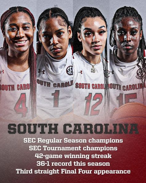 South Carolina Womens Basketball, Kamilla Cardoso, Woman Basketball, Female Basketball, Usc Gamecocks, Basketball Is Life, Carolina Gamecocks, South Carolina Gamecocks, Final Four