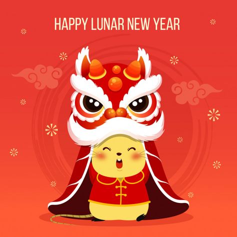 Lion Dance Head, Rat Zodiac, Wholesale Plant Nursery, New Year Cartoon, Nursery Supplies, Boat Wallpaper, Chinese New Year 2020, Happy Lunar New Year, Lion Dance