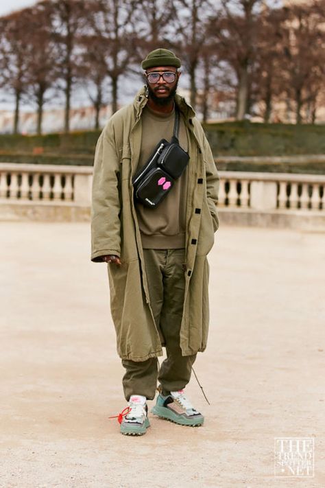 Oversized Outfit Men, Outfits Men Streetwear, Paris Mens Fashion, Men Street Fashion, Trench Coat Men, Mens Fashion Week, Winter Mode, Winter Outfits Men, Oversize Fashion