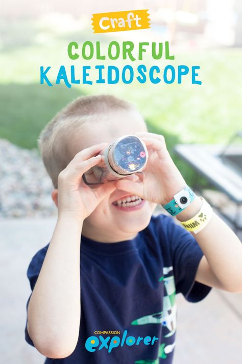 This colorful kaleidoscope is the perfect activity to add to your list of kid craft ideas! Follow these easy instructions to help your kids make their very own homemade kaleidoscopes with materials you can find right at home. Homemade Kaleidoscope, Kid Craft Ideas, Different Skin Colors, Diy Kaleidoscope, 3d Triangle, Kaleidoscope Images, Colors Hair, Skin Colors, Kaleidoscopes