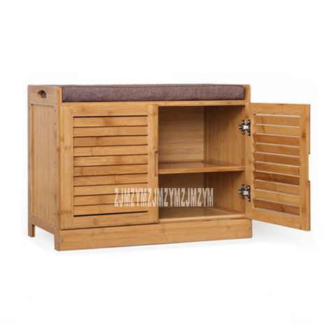 Entrance Hall Cabinet, Nordic Entrance, Computer Desk Design, Shoes Cabinet, Standing Desk Ergonomics, Bamboo Shoe Rack, Living Room Furniture Styles, Wood Shoe, Wood Shoes