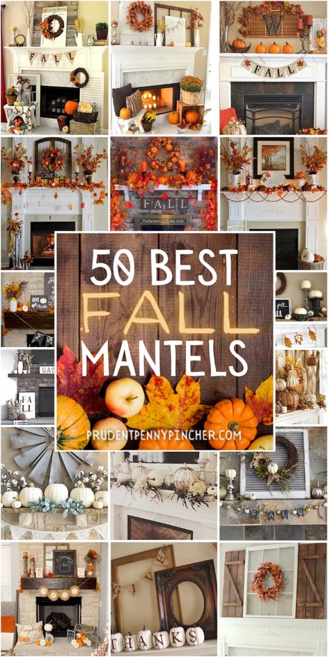 Mantel Fall Decor, Fall Fireplace Decor Mantles, Fall Mantel Decorating Ideas, Fall Fireplace Mantel, Mantel Decorating Ideas, Fall Mantle Decor, Mantel Decorating, Fall Fireplace, Fireplace Mantle Decor