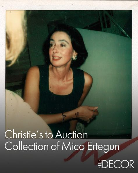 “If you have taste, you can always put something together,” late society decorator Mica Ertegun told us back in 2013. Now, you can experience her inimitable taste for yourself (and even take home a piece of it), with “Mica: The Collection of Mica Ertegun,” an upcoming series of sales at @christiesinc. Tap the link in our bio to get an insider’s look at the treasures—all drawn from her homes in Paris, Manhattan, and Southampton, NY— that will soon be headed to the auction block (including a $... Mica Ertegun, Southampton Ny, Best Ski Resorts, Christmas Markets Europe, Shine The Light, Rene Magritte, David Hockney, Kelly Wearstler, Event Promotion