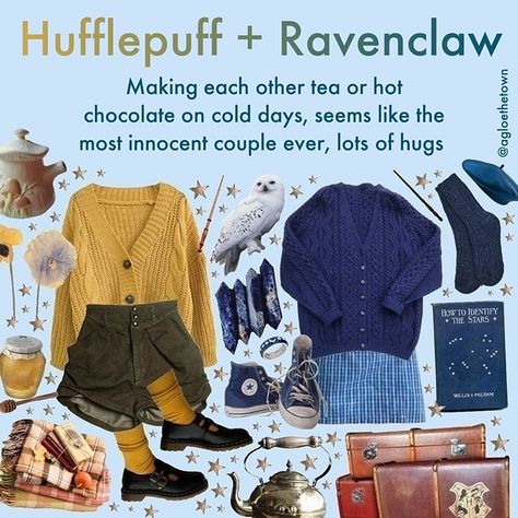 Hufflepuff Aesthetic Outfits, Harry Potter Aesthetic Outfits, Ravenclaw Outfit Aesthetic, Hufflepuff Clothes, Hufflepuff Outfit, Hogwarts Life, Ravenclaw Outfit, Hogwarts Outfits, Hufflepuff Aesthetic