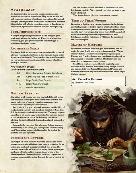 Dnd Artificer Alchemist, Artificer Homebrew, Dnd Artificer, Dnd Resources, Homebrew Items, D D Races, Dnd Homebrew, Dnd Stories, D D Classes