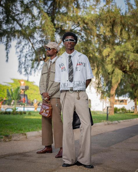 I go harder when I’m w/ my hommie. Styled by @osei_21 @_junior_.berry 🤞🏾 📸> @anumideas . . . . . . . . . . . . . . . . . . . . . . . . . . . #modelsearch #fashionblogger #vintage #modeling #fashionista #modellife #fashioninterestgram #oldschoolstyle #oldschoolstyle #oldschool #scouts #scoutme #scouting #modelingagency Fashion Inspo Outfits Men Black, Vintage Wear For Men, Men Poses Photography, Outfits With Ties, Men's Poses, Gothic Alphabet, Calm Fits, Candle Fire, Dandy Style