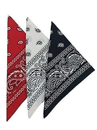 Purple Valley Unisex Cotton Bandana/Head Wrap/ Wristband/ Face Cover/Handkerchief for Men and Women, Multicolor(20*20INCH, Pack of 3) Headband Scarf, Paisley Bandana, Bandana Headband, Cotton Bandanas, Sweater Jumpsuit, Scarf Headband, Woman Bags Handbags, Headband Styles, Novelty Print