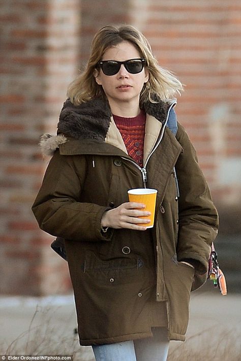 Khaki Parka, Heath Ledger, Michelle Williams, Winter Warmers, Family Day, Parka Jacket, Matilda, Fashion Inspiration, Parka