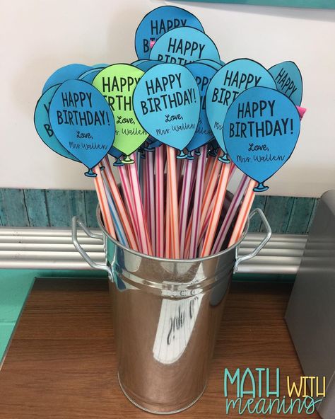 Megan on Instagram: “Birthdays in middle school are tough with so many students - these giant pixie sticks are the perfect solution! I got a big box of them…” Middle School Birthday Gifts From Teacher, Middle School Birthday Gifts, 5th Grade Birthday Gifts From Teacher, Classroom Prize Box Ideas, Student Birthday Gifts, Classroom Diy, Pixie Sticks, Prize Box, Small Birthday Gifts