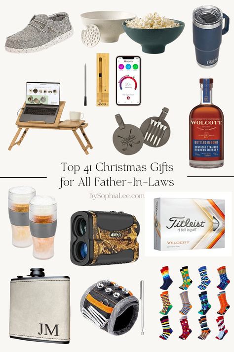 If you're struggling to find something tp get for your father-in-law this holiday season, I 10/10 recommend using this gift guide! Gift Ideas For Father In Law, Christmas Gifts For Father In Law, Father In Law Christmas Gift Ideas, Gifts For Inlaws Christmas, Father In Law Gift Ideas, Christmas Gifts For Father, Gifts For Father In Law, Gift For Father In Law, Creative Christmas Gift Ideas