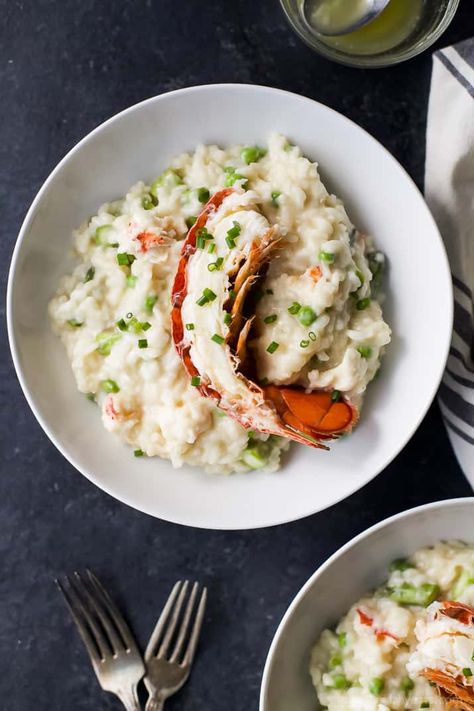 Lobster Risotto Recipe, Dinner Date Recipes, Lobster Risotto, Night Dinner Recipes, Seafood Feast, Seafood Risotto, How To Make Risotto, Kitchen Favorites, Date Night Dinners