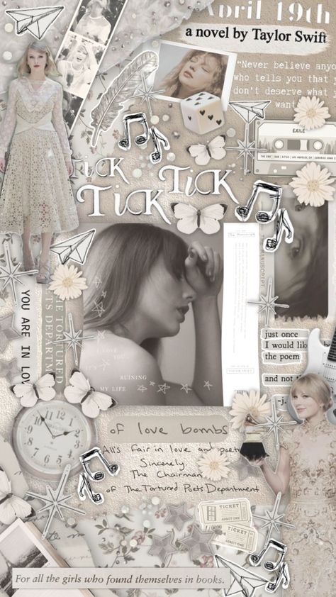 Vintage Scrapbook Ideas, Wallpaper Taylor Swift, Taylor Swift New Album, New Album Song, Admit One Ticket, Taylor Swift New, Taylor Swift Fearless, Taylor Swift Posters, Taylor Swift Videos