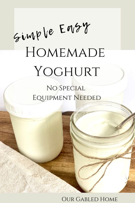 How to Easily Make Yogurt at Home - Homemade Yogurt Recipes, Cheese Recipes Homemade, Making Yogurt, Yogurt Recipe, Yogurt Maker, Homemade Yogurt, Big Bucks, Yogurt Recipes, Plain Yogurt