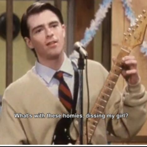 Buddy Holly by Weezer is my absolute favorite! The lyrics, the music video, and the awesome guitar solo. THE BEST! Weezer 90s, Brian Bell Weezer, Buddy Holly Weezer, Brian Bell, Buddy Holly, Weezer, A Man, Singing, Guitar