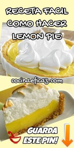 El sabor inigualable de este pastel dejará boquiabiertos a toda tu familia. Lee esta receta para hacer lemon pie facil. Elaboralo y comparte! Lemon Pie Bars, No Bake Lemon Pie, Lemon Sour Cream Pie, Best Pie, Pie Bar, Flaky Pastry, Perfect Pies, Lemon Pie, Mince Pies