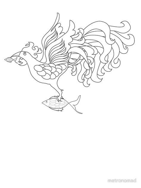 Sarimanok Drawing No Color, Sarimanok Drawing, Sarimanok Art, Teaching Handwriting, Drawing Books, Healing Thoughts, Free Printable Stationery, Philippine Art, Travel Brochure Template