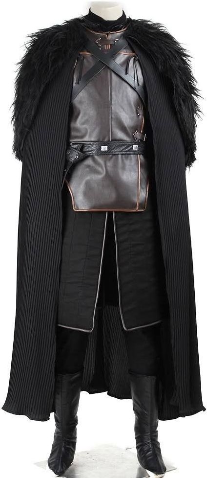 Jon Snow Cosplay, Snow Costume, Jon Snow Costume, Dr Mundo, Game Of Thrones Jon Snow, Men's Costumes, Got Costumes, Medieval Clothes, Viking Costume