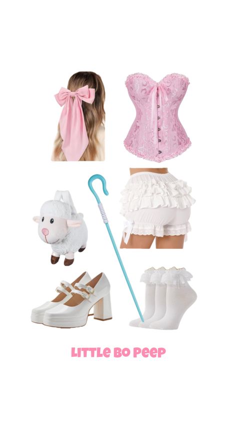 Little bo peep costume ideas from Amazon Little Bo Peep Costume, Little Bo Peep, Bo Peep, Diy Costumes, Costume Ideas, Halloween Costume, Halloween Costumes, Halloween, Quick Saves