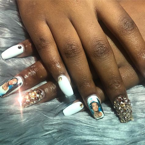 Xxxtentacion Nails Xxxtentacion Nail Ideas, Xxxtentacion Nails, Short Acrylic, Coffin Nails Long, Short Acrylic Nails Designs, Nails Long, Short Acrylic Nails, Nails Designs, Acrylic Nail Designs