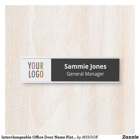 Name Plates For Office Doors, Office Signage Design, Office Door Name Plates, Corporate Colors, Clinic Art, Office Name Plate, Door Name Plates, Door Signage, Office Tips