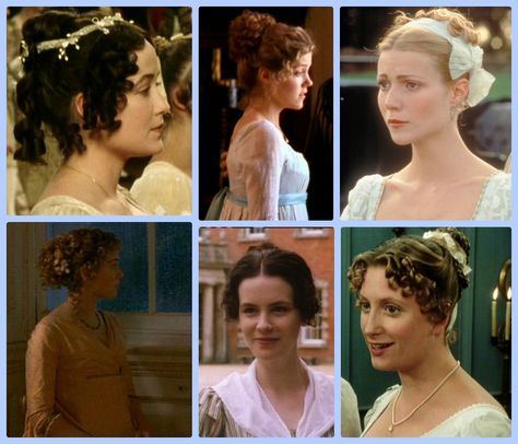 Regency Period hair. Elegance of Fashion: Wednesday: Guest Post by Melody and Miss Laurie - Historic Hairstyles - Period Drama Fashion Week Period Dresses, Historical Hairstyles, Drama Fashion, Regency Era Fashion, Make Up Tutorials, Historical Dress, Regency Dress, Regency Fashion, Regency Era