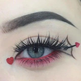 Makeup Zombie, Halloween Make-up Looks, Make Up Designs, Valentines Day Makeup, Valentines Makeup, Eye Makeup Designs, Makijaż Smokey Eye, Makeup Eye Looks, Creative Eye Makeup