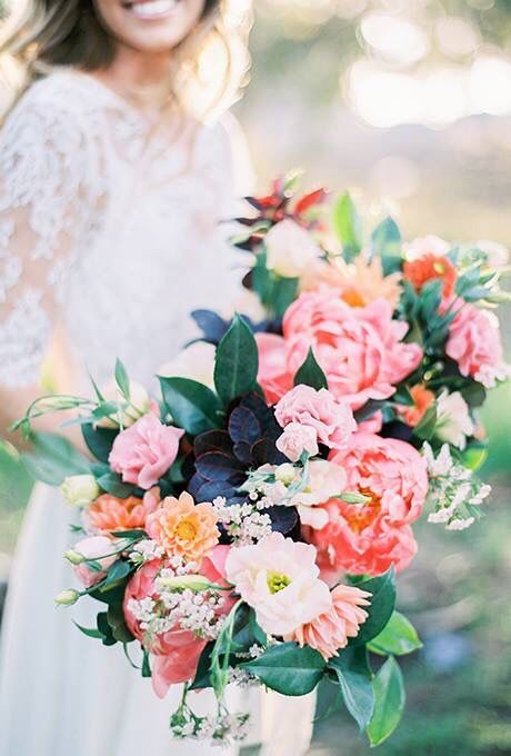 Bouquet Greenery Wedding Bouquet, Wedding Flowers Peonies, Spring Wedding Bouquets, Peony Bouquet Wedding, Greenery Bouquet, Spring Wedding Bouquet, Summer Wedding Bouquets, Wedding Bouquets Pink, A Bouquet Of Flowers